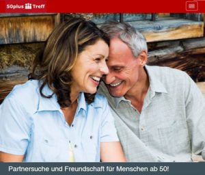 50Plus-Treff.at Webseite