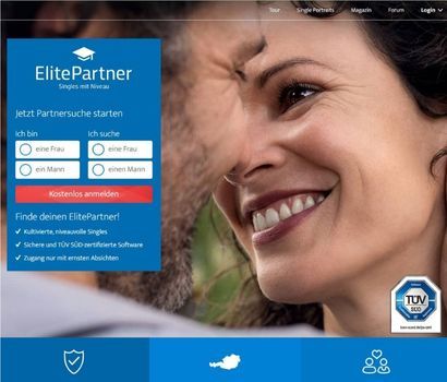 ElitePartner Webseite